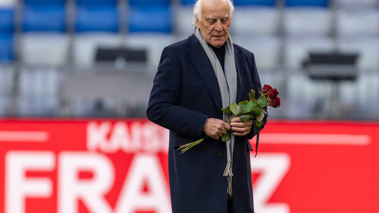 Franz Roth bei der Gedenkfeier von Franz Beckenbauer in der Allianz Arena