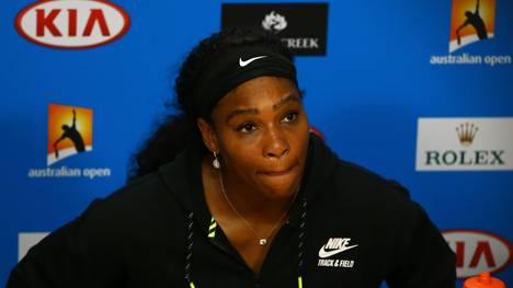 Serena Williams  wird von einer Grippe geplagt