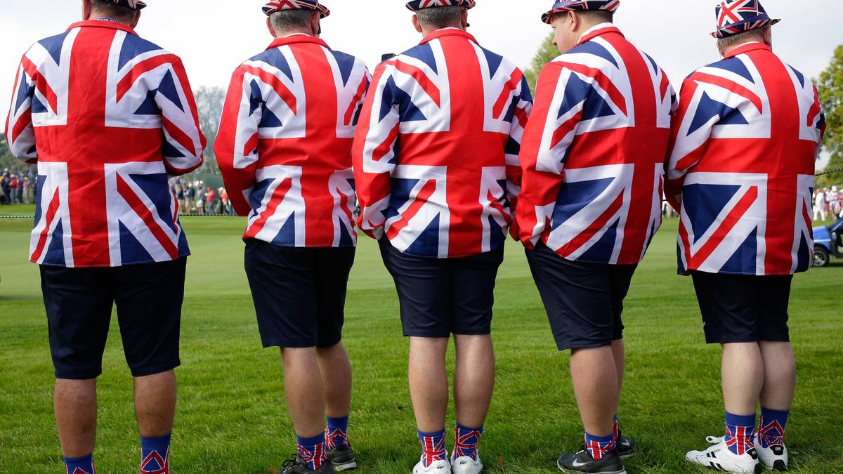 Die britischen Golfer haben dabei offenbar einen eigenen Fanklub