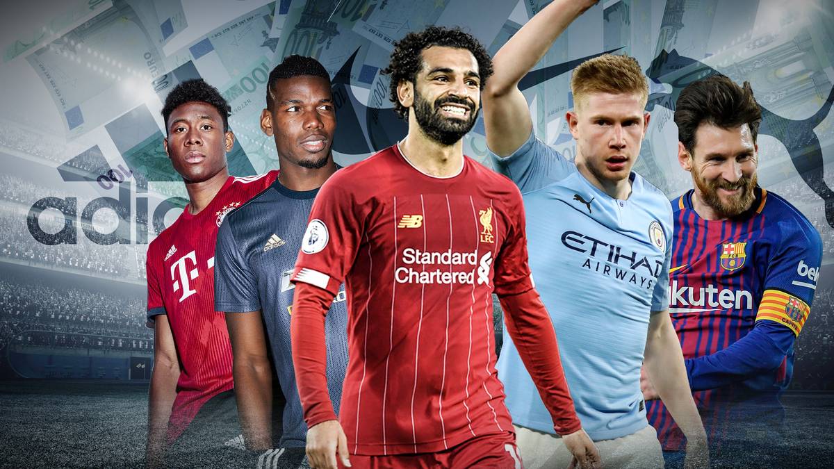 Der FC Liverpool ist nicht zuletzt dank Trainer Jürgen Klopp derzeit eine der heißesten Marken im Fußballgeschäft. Das zahlt sich jetzt auch beim neuen Ausrüstervertrag aus, den die Reds abgeschlossen haben. SPORT1 zeigt die Rangliste der am höchsten dotierten Ausrüster-Verträge europäischer Top-Klubs