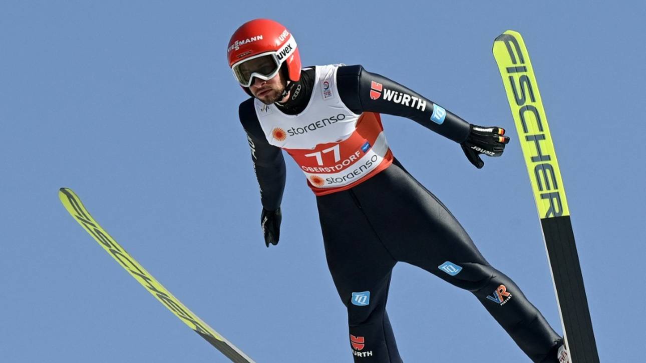 Deutsches Skisprung-Team führt im WM-Mixed zur Halbzeit