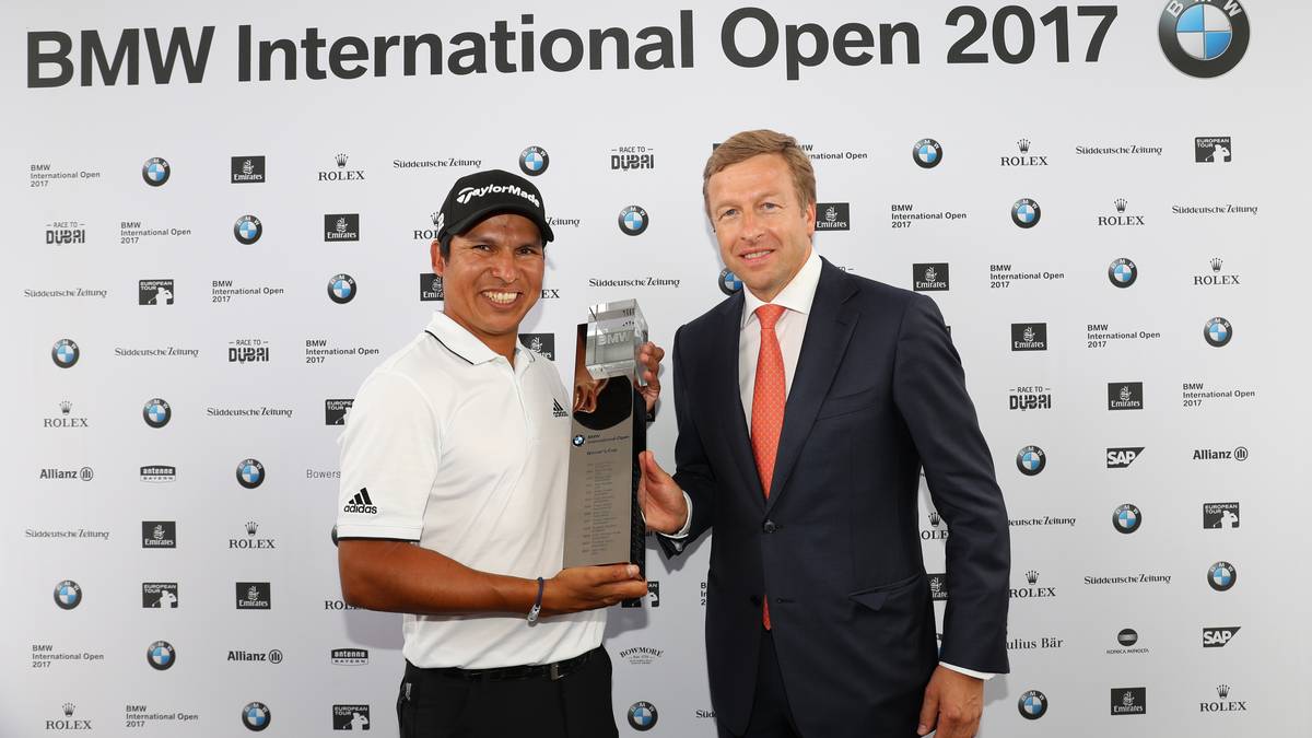 Der Argentinier Andres Romero ist der Sieger der 29. BMW International Open in München-Eichenried