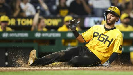 Tucupita Marcano im Trikot der Pittsburgh Pirates.