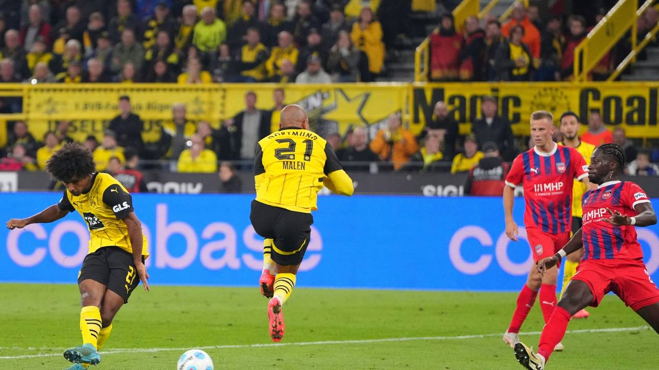 Adeyemis Doppelpack – und spätes Bangen: BVB Tabellenführer