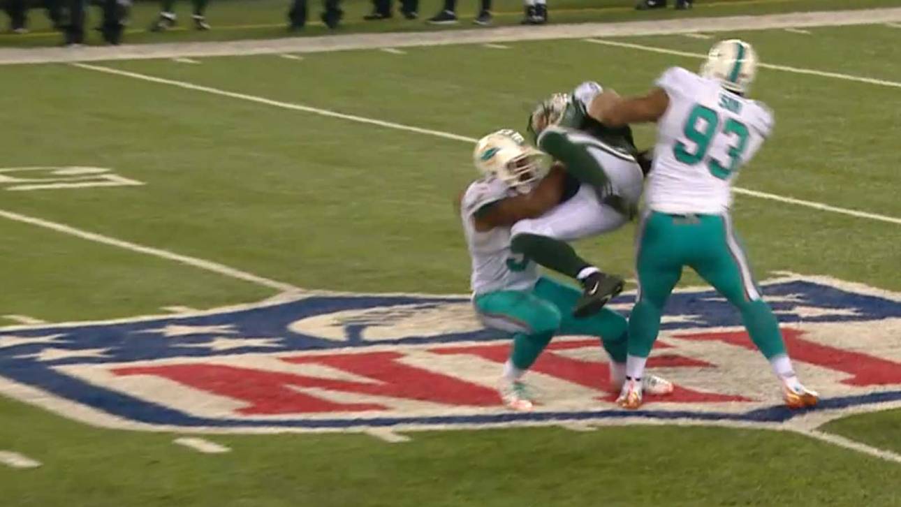 Video: Brutaler Doppelhit in der NFL