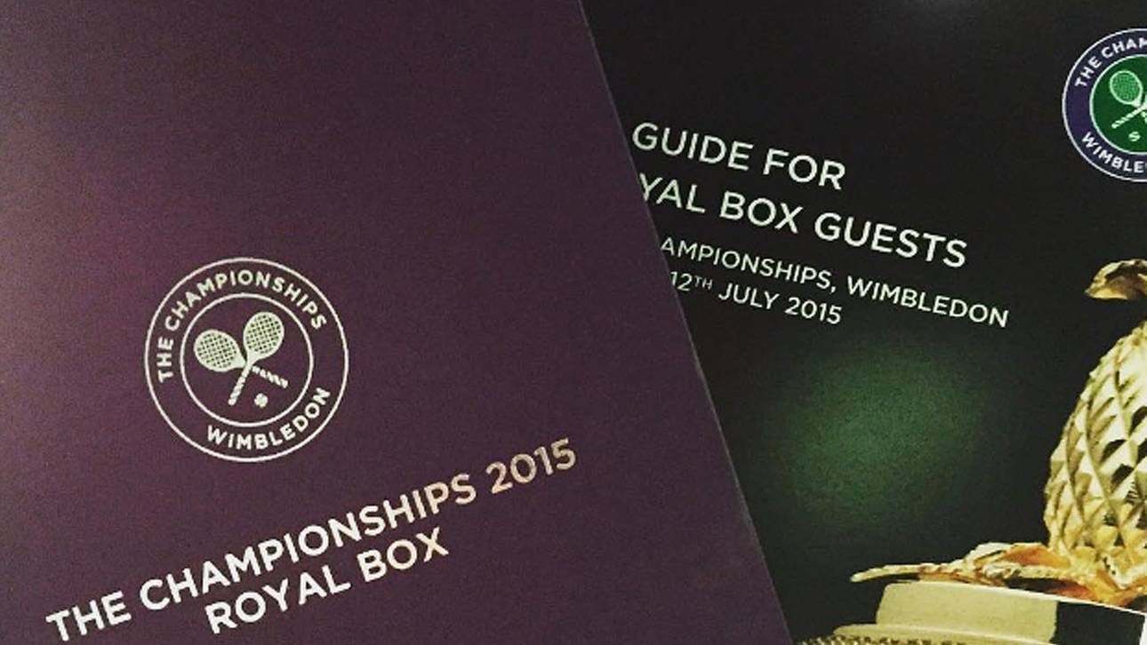 Hamiltons Ticket für die königliche Loge in Wimbledon