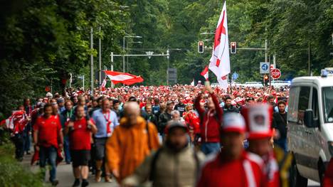 Einige Fans der österreichischen Mannschaft sorgen für einen Eklat