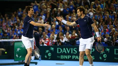 Great Britain v Japan - Davis Cup: Day Two