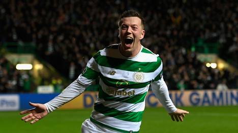 Callum McGregor jubelt über einen Treffer von Celtic Glasgow