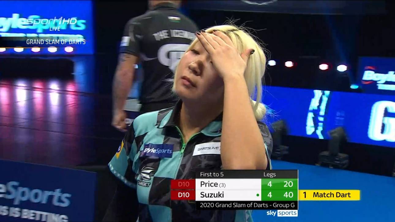 Suzuki vergibt Matchdarts vs. Price
