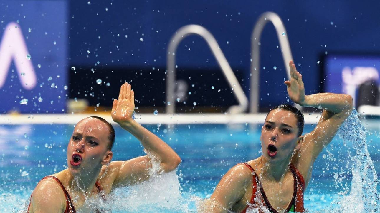 Freie Kür: Synchronschwimm-Duett Bojer/Zimmer auf EM-Platz elf