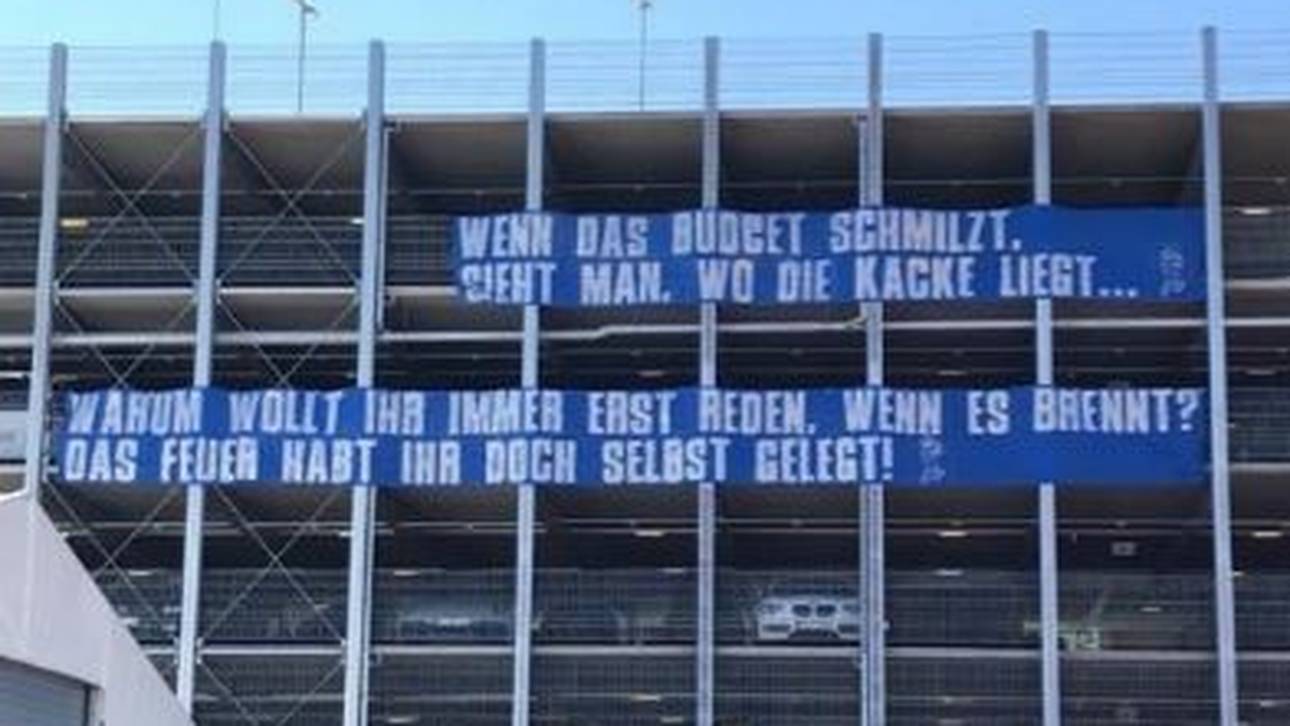 Nächstes Wut-Plakat auf Schalke