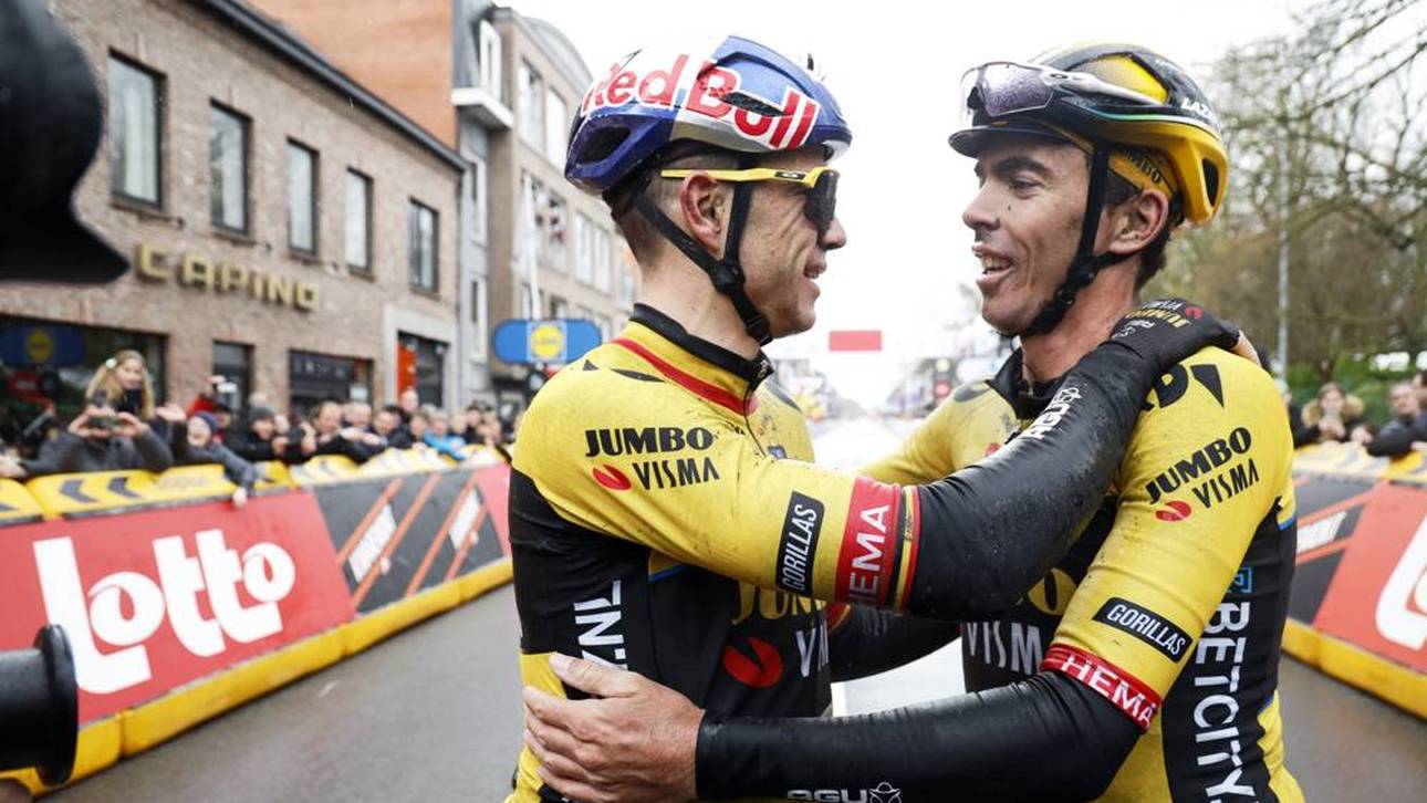 Van Aert schenkt Laporte den Sieg