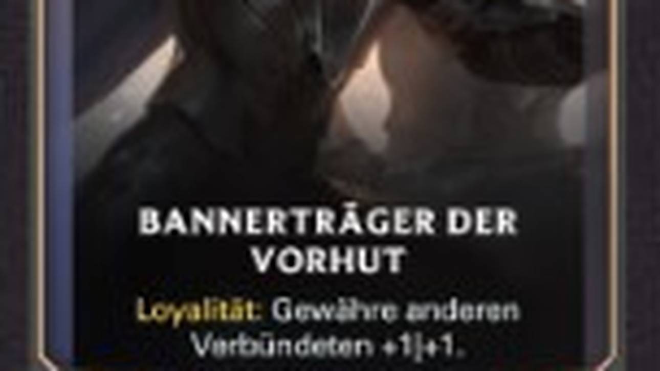 Bannerträger der Vorhut