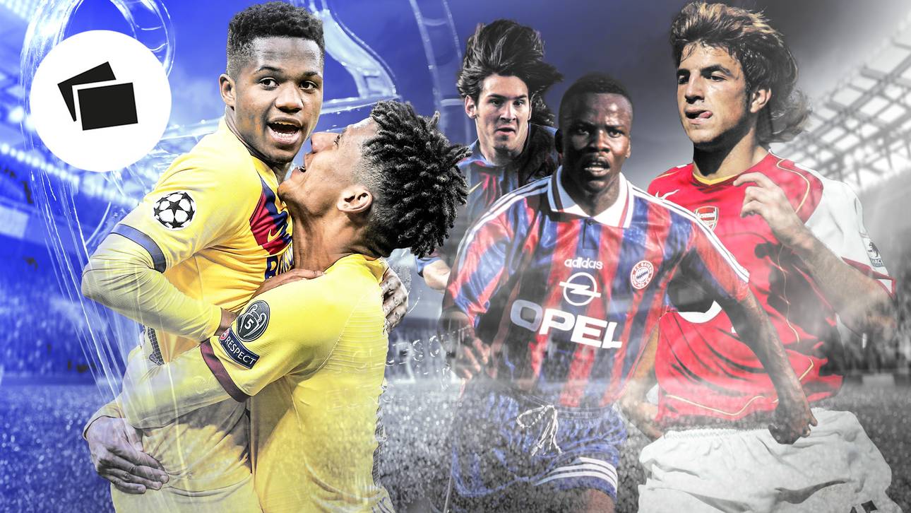 Die jüngsten Knipser der CL-Historie