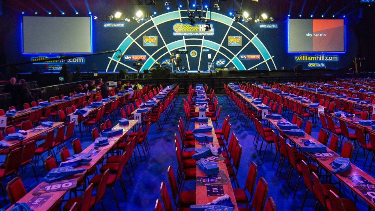 Darts-WM im Ally Pally bis Weihnachten ohne Zuschauer