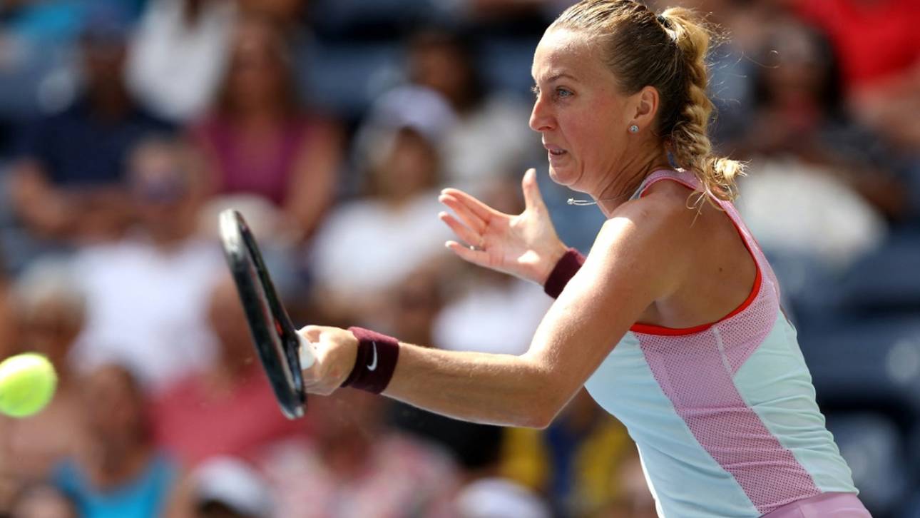 Kvitova nach Krimi den Tränen nahe