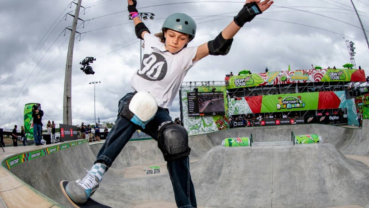 Olympia-Ticket für Teenie-Skaterin