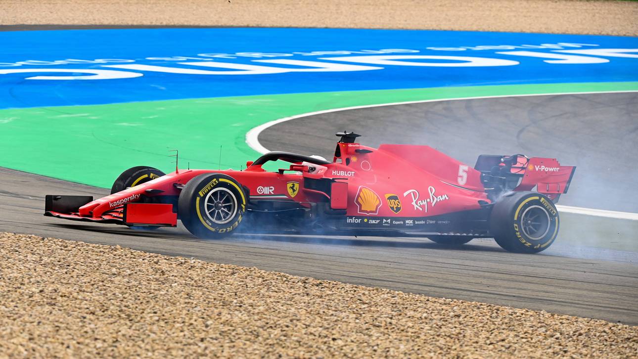 Warum Vettel sich in den Kies drehte