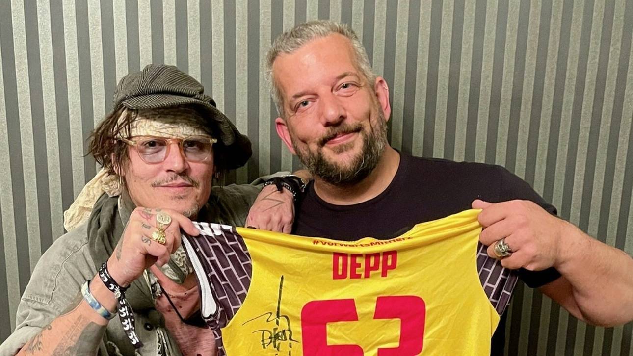 Hollywoodstar Johnny Depp unterstützt VfB Suhl
