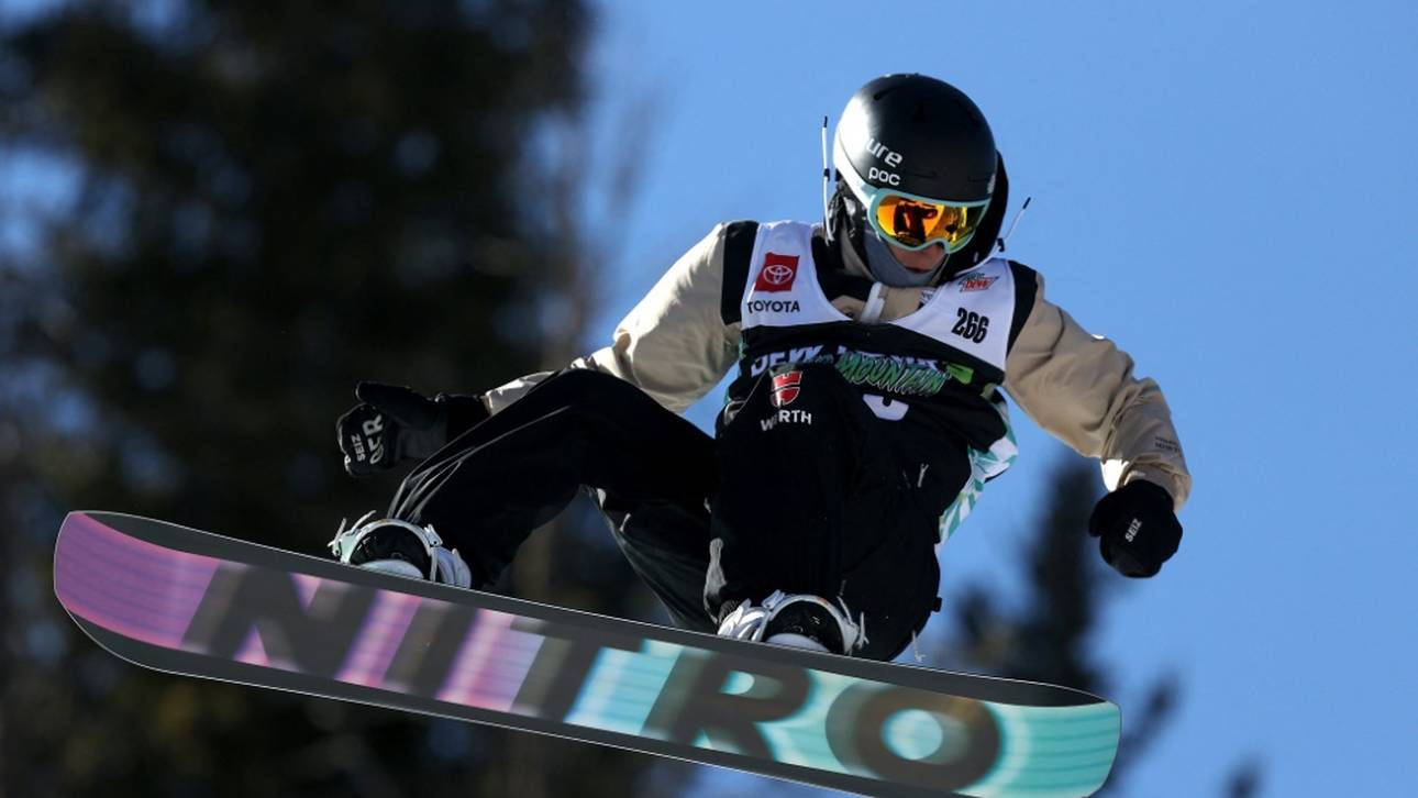 Snowboarder Höflich springt aufs Podium