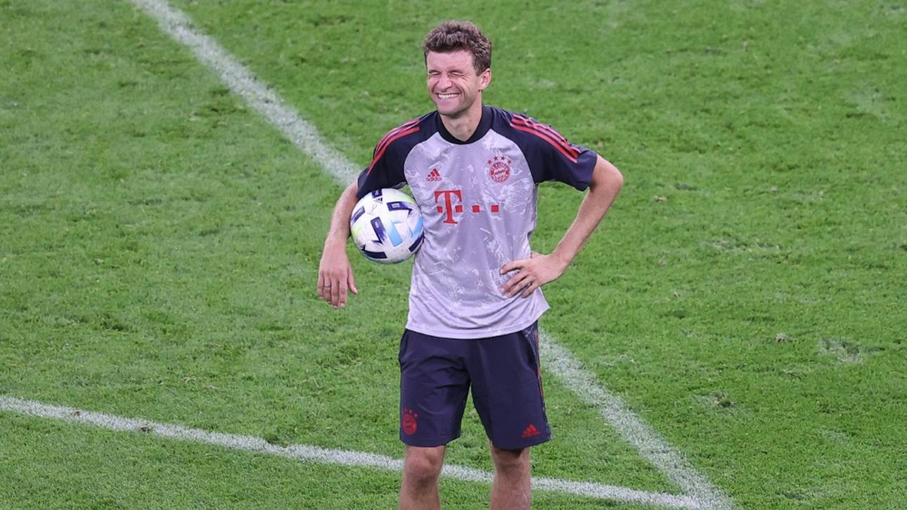 Müller trainiert wieder