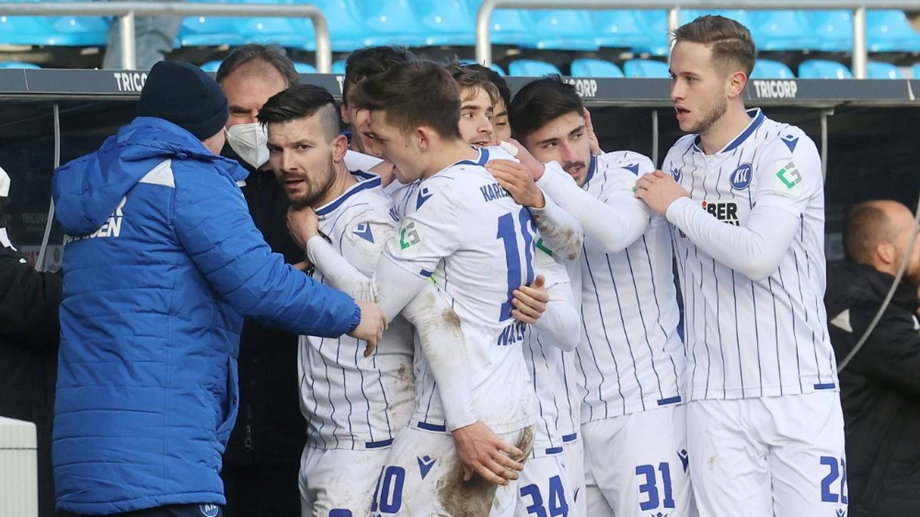 Relegationsplatz verpasst: Heidenheim vom KSC ausgebremst