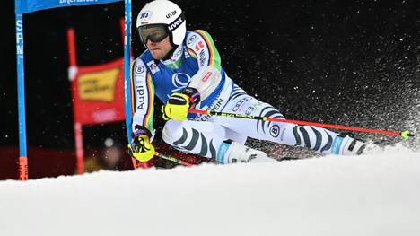 Alexander Schmid beim Riesenslalom in Schladming