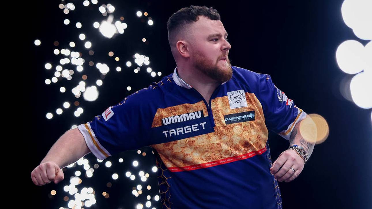 Rock gelingt 9-Darter beim Heimspiel