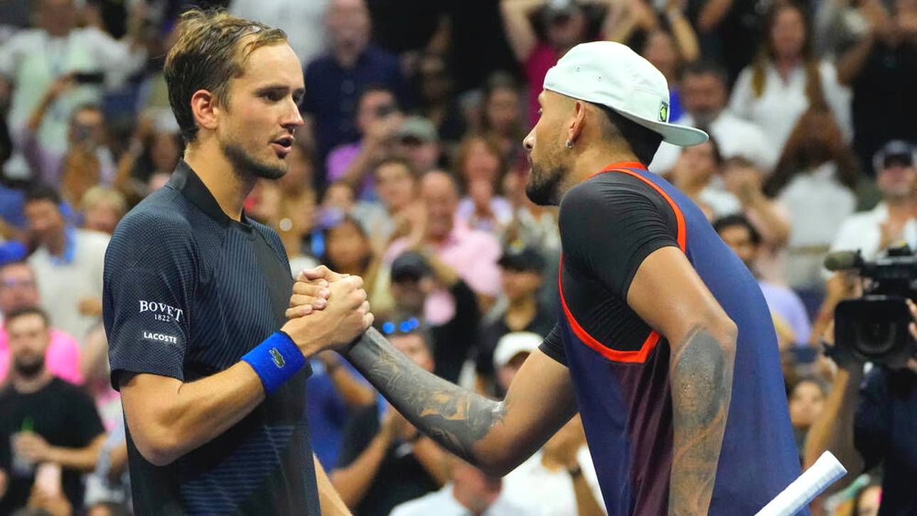 Nick Kyrgios (rechts) kündigt ein frühes Karriereende an