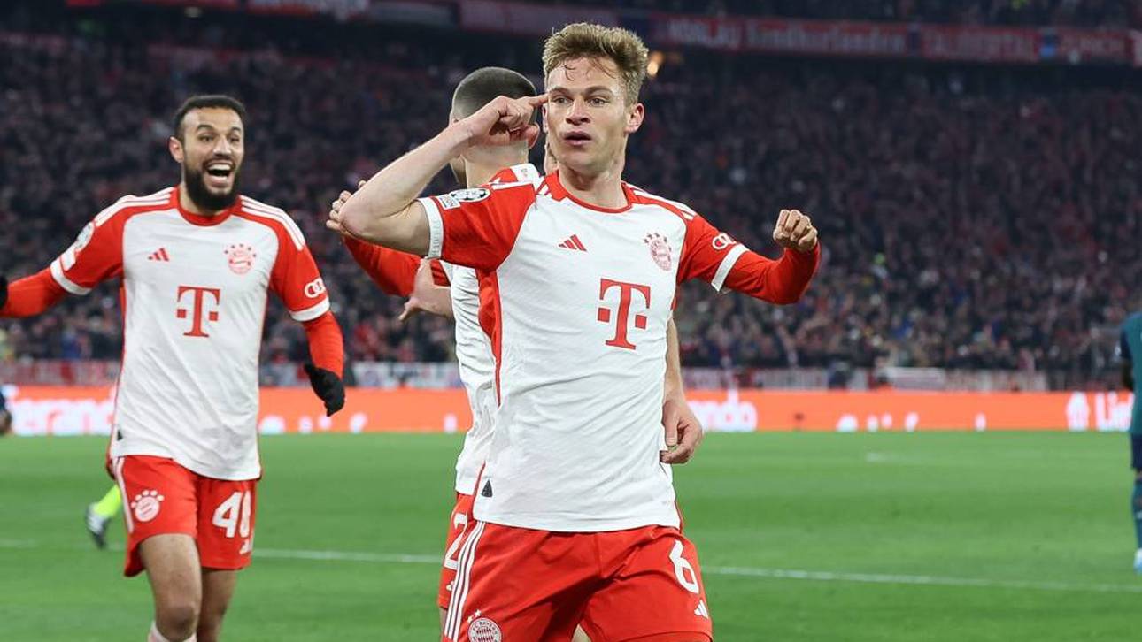 Kimmich köpft Bayern ins Halbfinale
