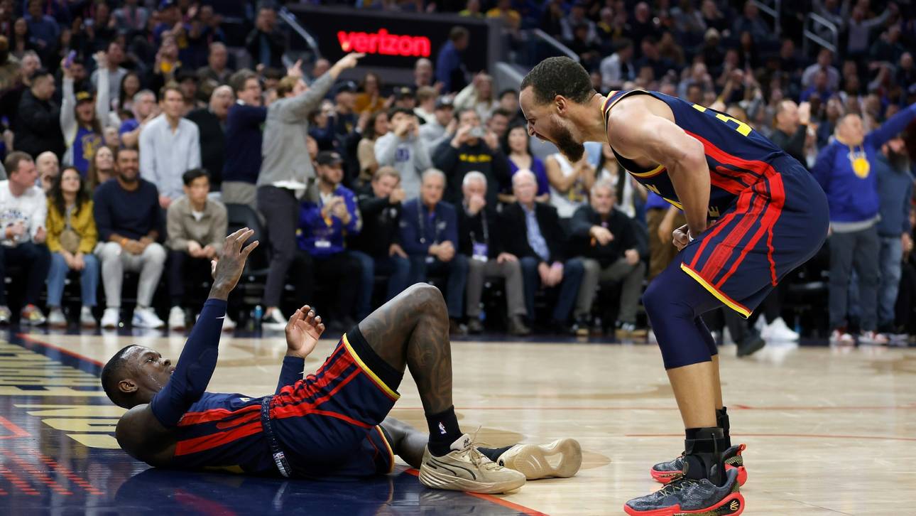Siegt mit den Warriors: Dennis Schröder (l.) 
