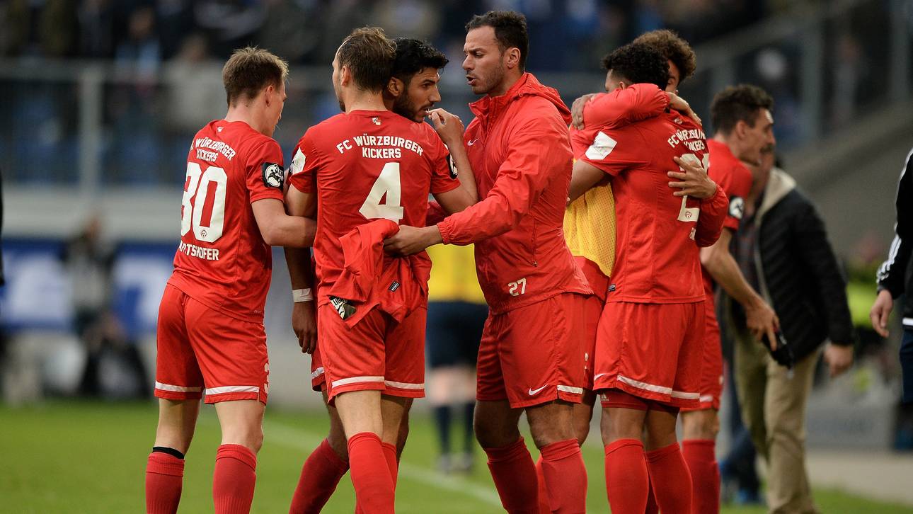 Würzburg feiert Durchmarsch in Liga zwei