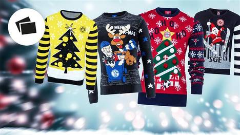 Die Ugly Christmas Sweater der Bundesliga-Klubs