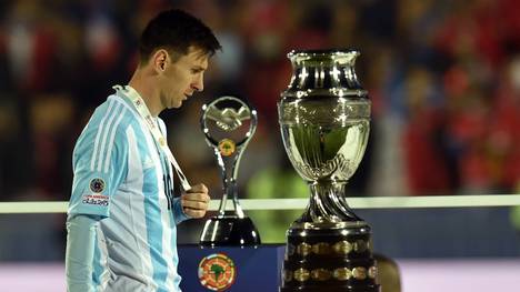 2015 und 2016 unterlag Argentinien mit Lionel Messi im Copa-Finale Chile