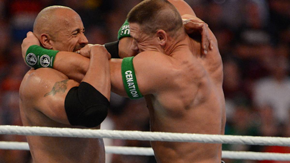 Zwischendurch kam The Rock zurück zu WWE und reichte in zwei großen Matches die Fackel an den neuen Star John Cena weiter. Der ist mittlerweile auch zur Hollywood-Größe geworden
