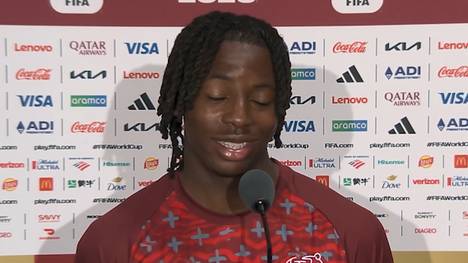 Johan Manzambi avancierte für die Schweiz erneut zum Man of the Match. Im Interview nach der Partie gegen Kanada ringt der Freiburger Shootingstar um Worte. 