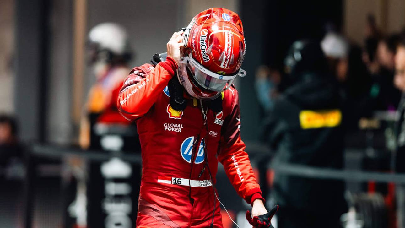 Charles Leclerc fährt mit Ferrari auch in Las Vegas hinterher