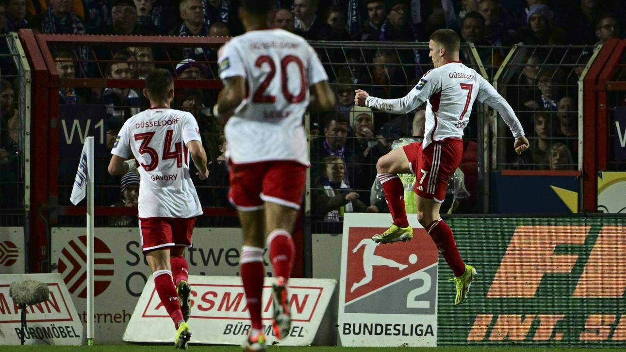 Düsseldorf springt auf Relegationsplatz