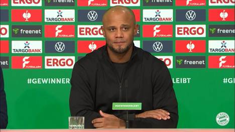 Auch unter Vincent Kompany muss der FC Bayern auf den ersten Pokal-Gewinn seit 2020 warten. Der Cheftrainer gibt sich nach dem Ausscheiden aber realistisch. 