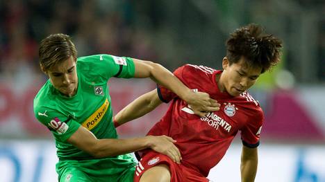 FC Bayern vereinbart Partnerschaft mit Südkoreas Fußballverband , Woo-Yeong Jeong (rechts) spielte für den FC Bayern beim Telekom Cup