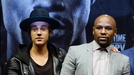 Justin Bieber begleitete schon Floyd Mayweather zum Ring