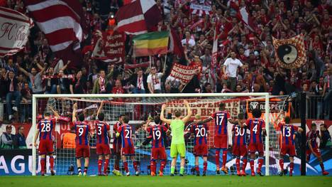 Die Fans des FC Bayern wollen auch im Halbfinale wieder jubeln