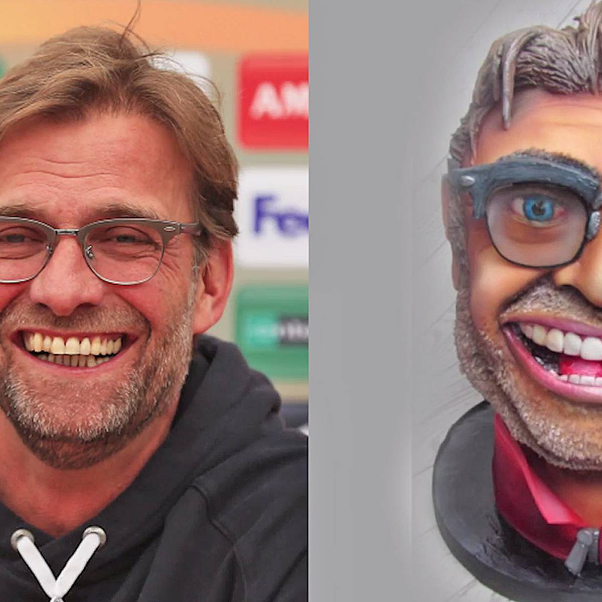 Fc Liverpool Schenkt Jurgen Klopp Kuchen Mit Seinem Abbild