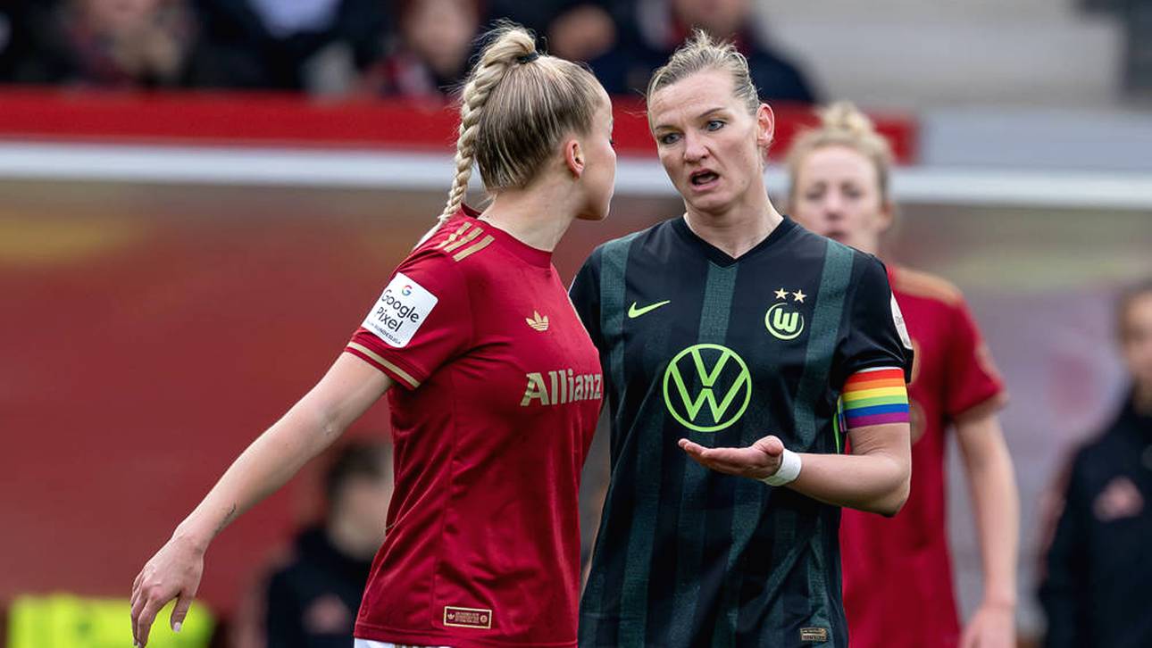 Giulia Gwinn und Alexandra Popp waren nicht immer einer Meinung