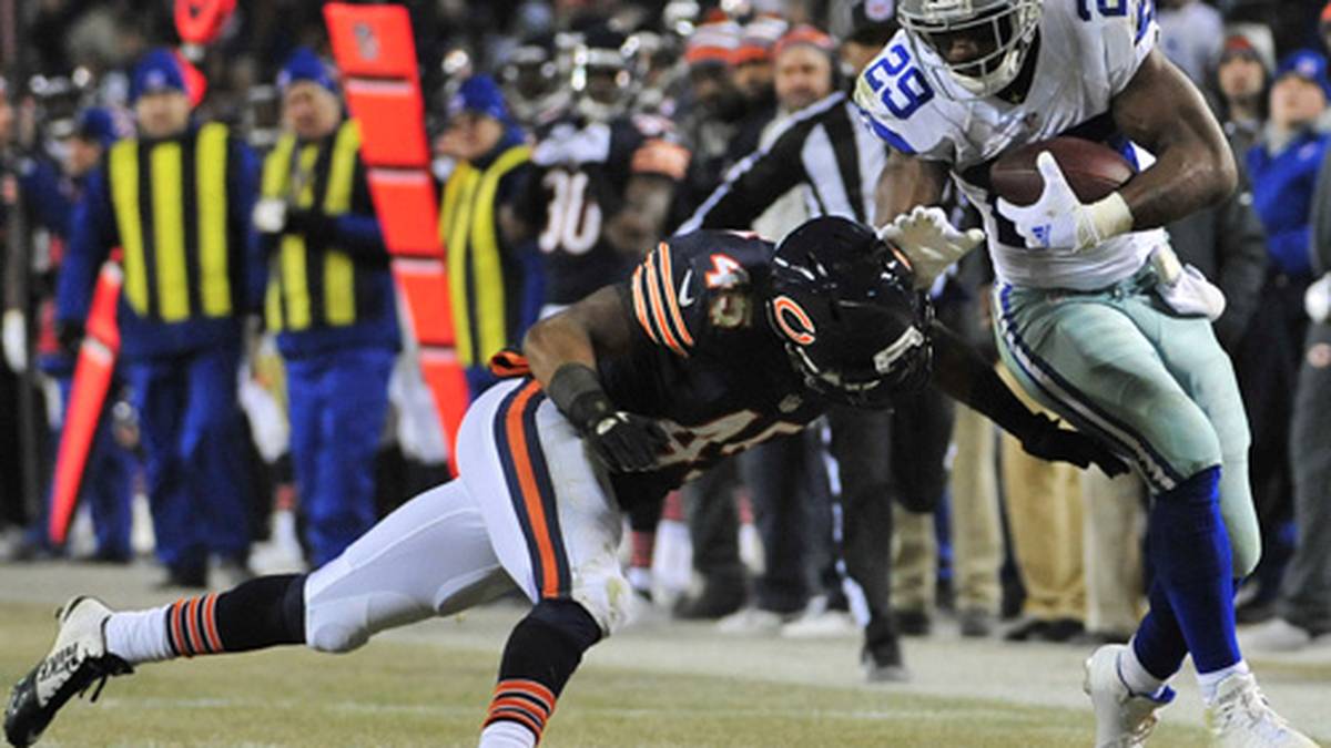 Murray ist von der Bears-Defense kaum zu stoppen. Er erläuft 179 Yards und sorgt für einen persönlichen Saisonrekord