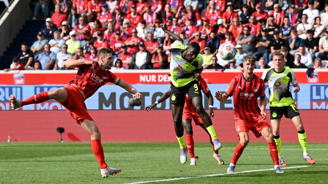 BVB müht sich gegen dezimierte Heidenheimer zum Sieg