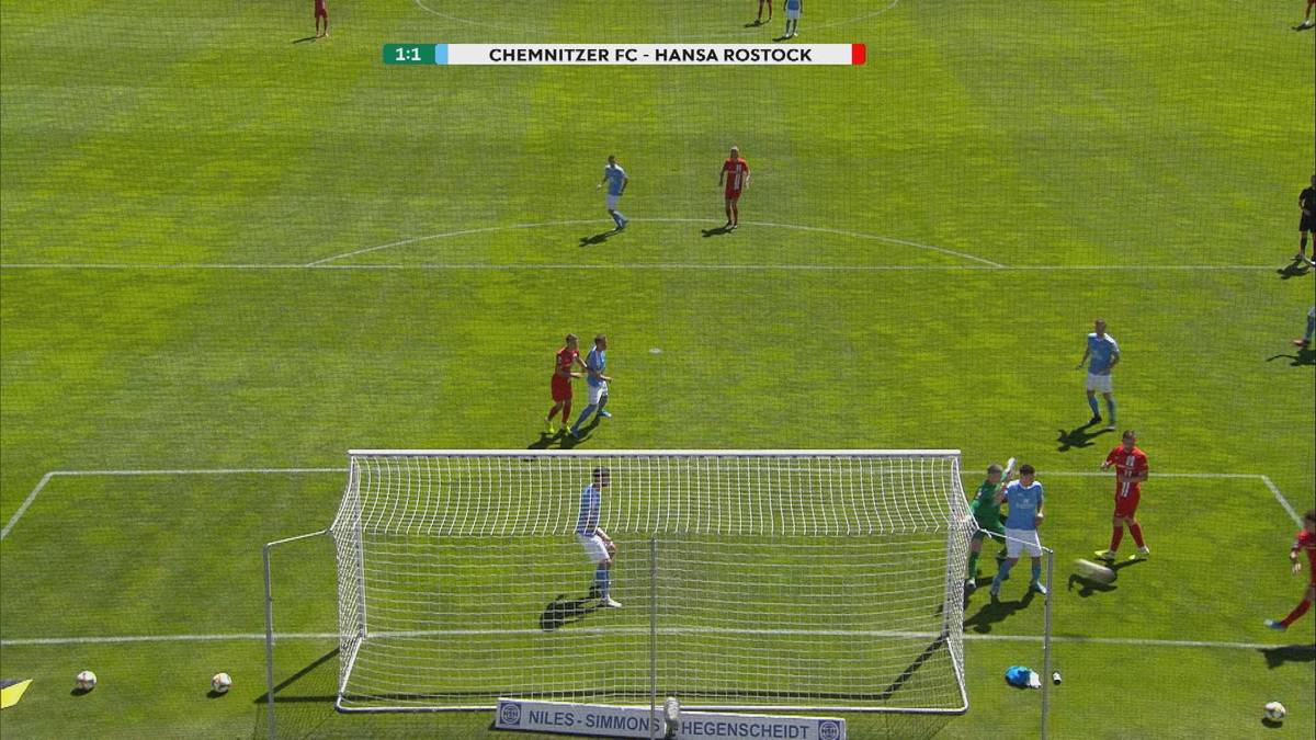 Chemnitzer FC - Hansa Rostock (4:2): Tore und Highlights im Video | 3. Liga