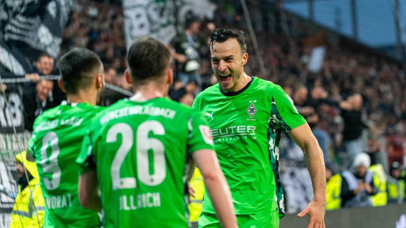 Gladbach-Stürmer Haris Tabakovic erzielte gegen den FC St. Pauli einen Doppelpack