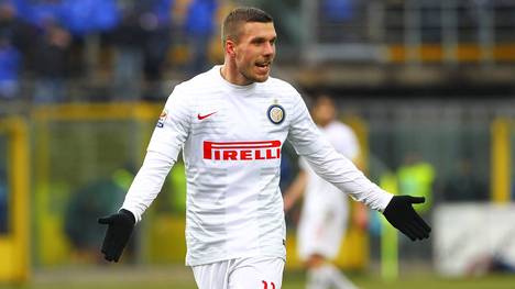 Lukas Podolski spielt aktuell auf Leihbasis bei Inter Mailand